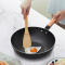 美的喆物炒锅不粘锅麦饭石色炒菜锅平底可立盖燃磁通用 硬氧灰色[30CM口径] CL30T1