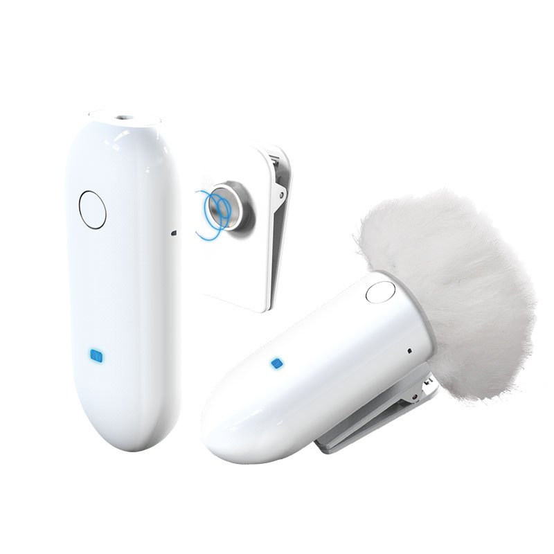 朗诗歌无线小蜜蜂领夹式麦克风lwm-318c手机相机收音视频录音