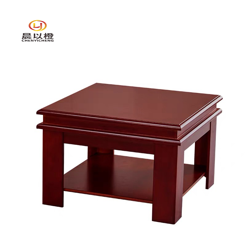 晨以橙 桌边双层小茶几 70cm加粗 张高清大图