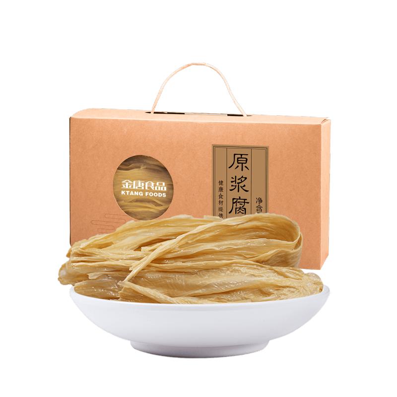 金唐(KTANG)腐竹300g 礼盒装 黄豆原浆腐竹 手工制作豆腐皮豆皮干货 火锅涮菜凉拌菜必备