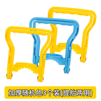 提水器桶装纯净水矿泉水桶大桶提水神器手提环把手提桶器吸水饮水 加厚随机色3个装-提抬两用