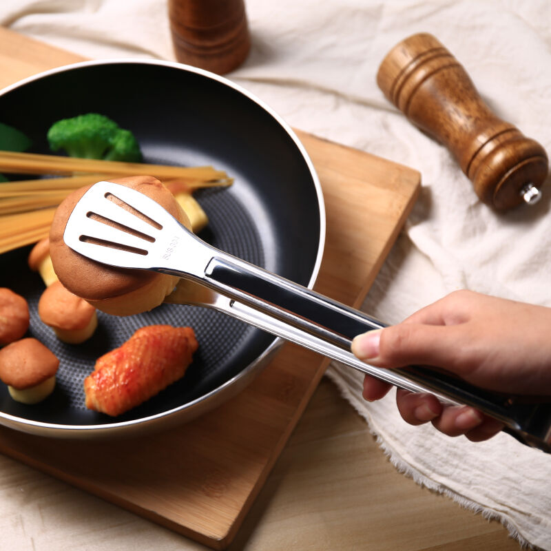 谦华智科 Z-230504013 不锈钢食物夹 304食品夹12寸 1个 (个)高清大图