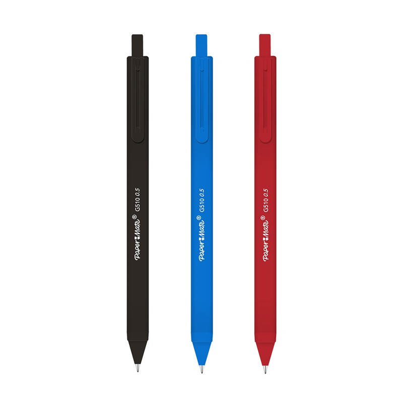 缤乐美（papermate）中性笔/签字笔 黑色0.5mm 心心笔系列G510