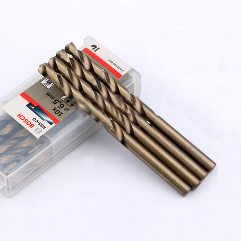 博世(Bosch) 高速钢麻花钻头-含钴6.0 mm HSS-Co (10支装) 货期5-10天高清大图