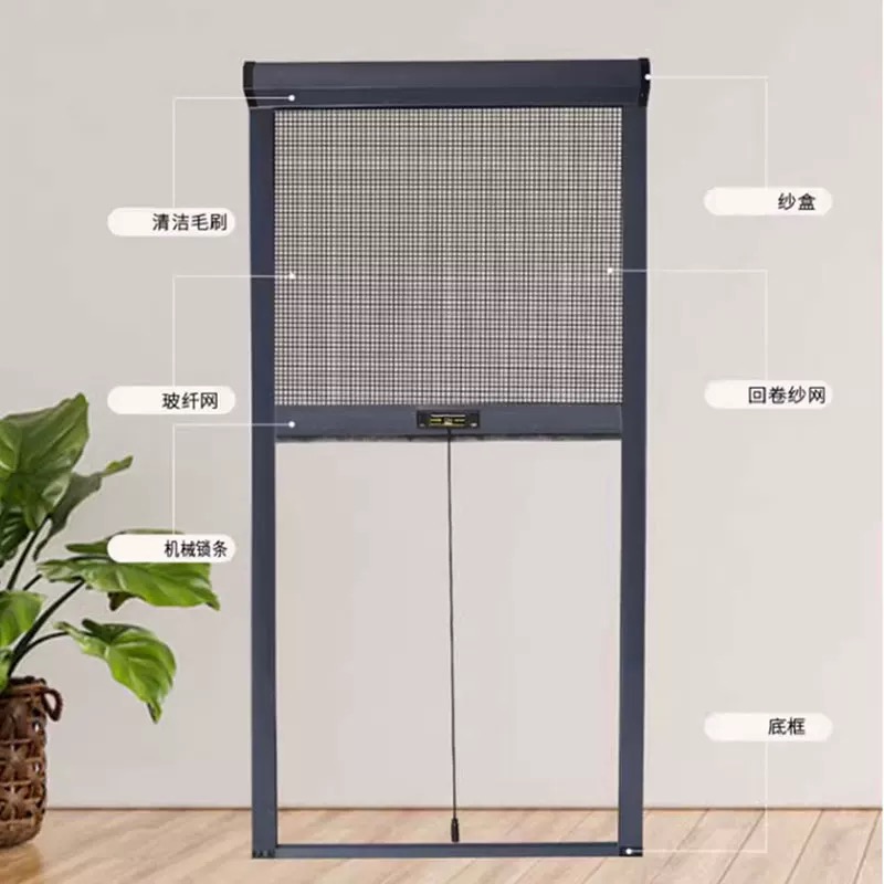 诚智旺 铝合金隐形纱窗 1平内/个高清大图