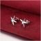 E033Women silver plated earring 镀925纯银海星耳钉时尚耳环女