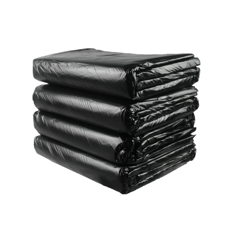 铁驰 黑色平口塑料袋 650*450mm 个