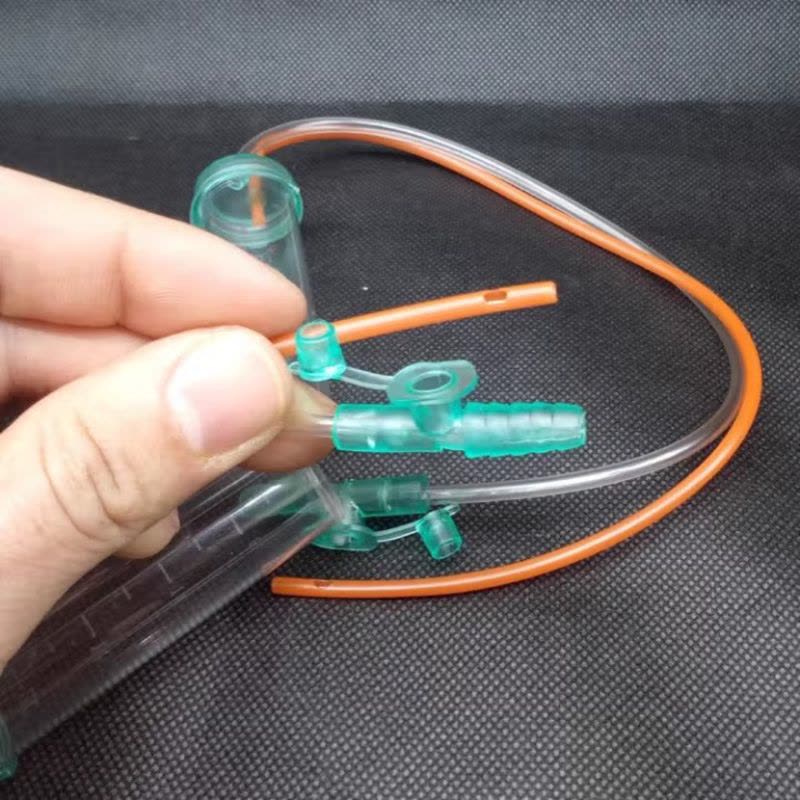 医用一次性使用吸痰器 红橡胶吸痰器新生儿婴儿吸痰管吸痰器 pvc材质25只图片