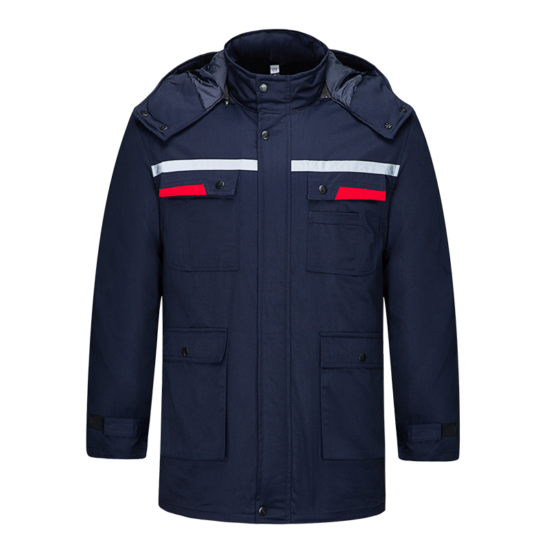 天鸣 防静电中长款棉衣工作服 160-190 件高清大图