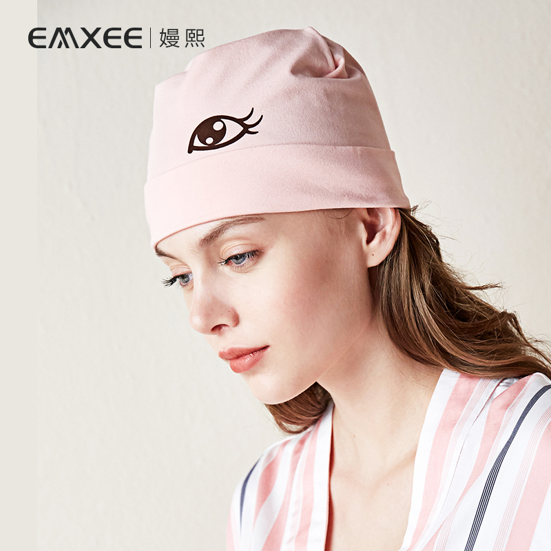 嫚熙(EMXEE)月子帽产后春夏款保暖产妇帽头巾孕妇帽坐月子时尚保暖防风帽