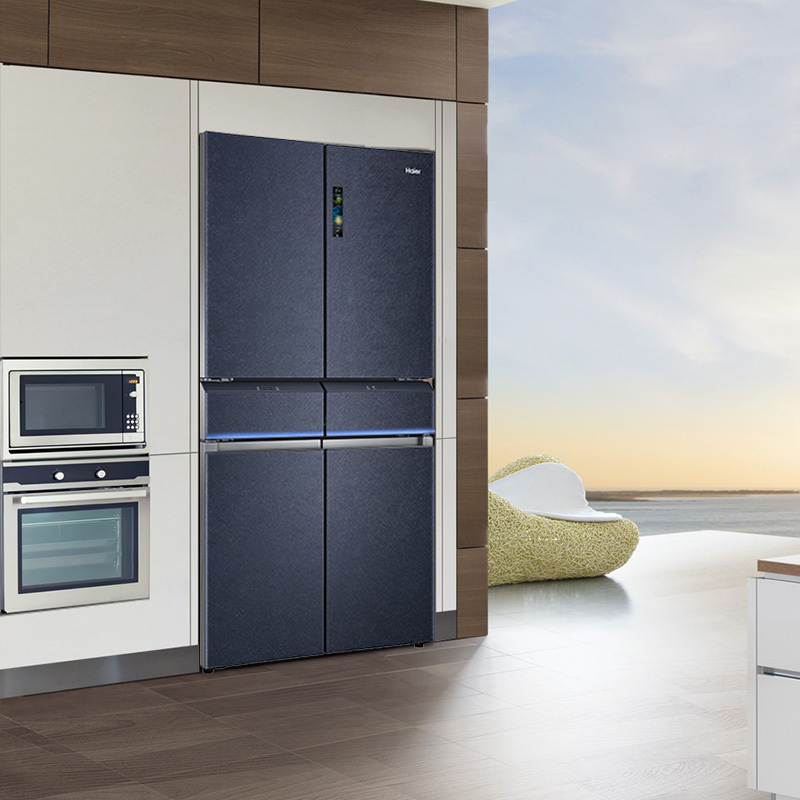 海尔(Haier)BCD-500WDIGU1 500升全空间保鲜家用多门电冰箱 风冷变频无霜 1级能效 中门双变温 杀菌