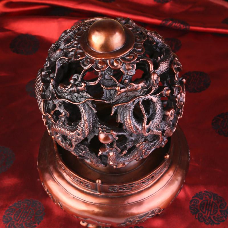 美帮汇铜制秘法九转乾坤鼎摆件铜九转乾坤鼎九龙乾坤鼎高清大图