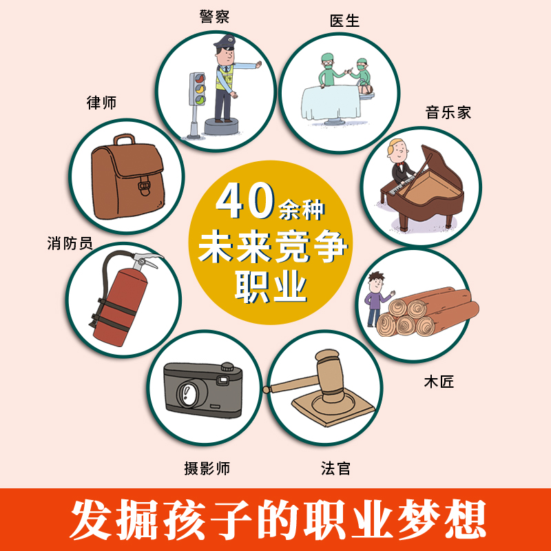 儿童职业启蒙绘本[8册] [正版]全8册儿童职业启蒙认知绘本了不起的职业长大了做什么发掘孩子职业梦想树立孩子理想亲子同读高清大图