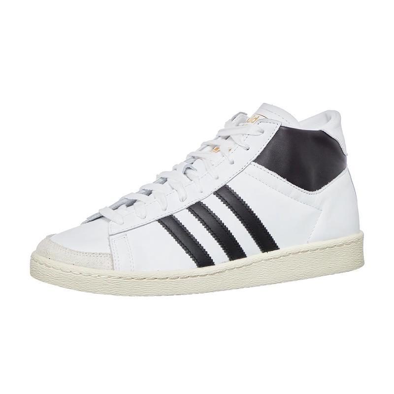 阿迪达斯(adidas)男鞋休闲运动篮球鞋板鞋舒适百搭高帮帆布鞋白色