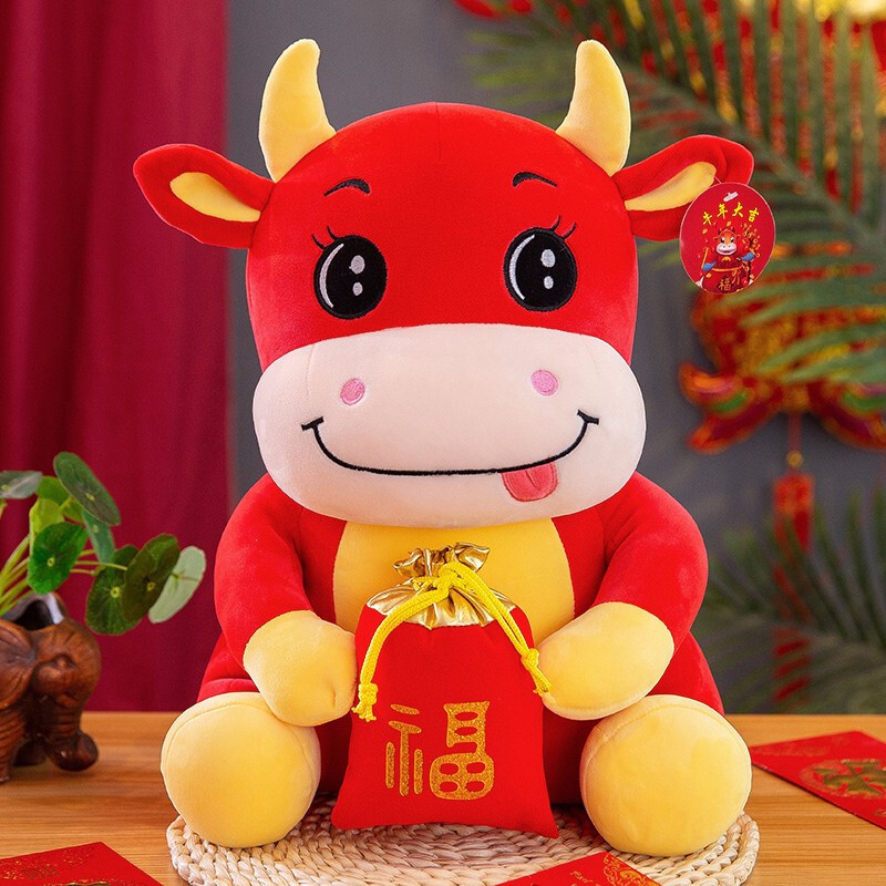 苏奕凌羽SY05牛年吉祥物公仔