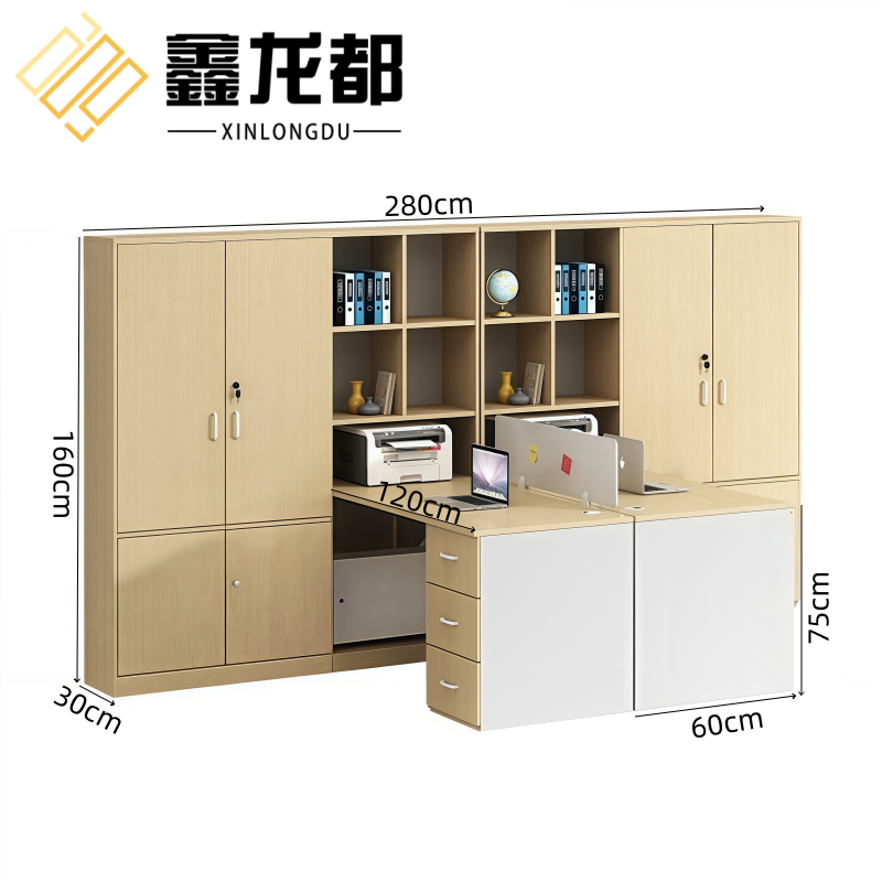 鑫龙都办公桌电脑桌高清大图