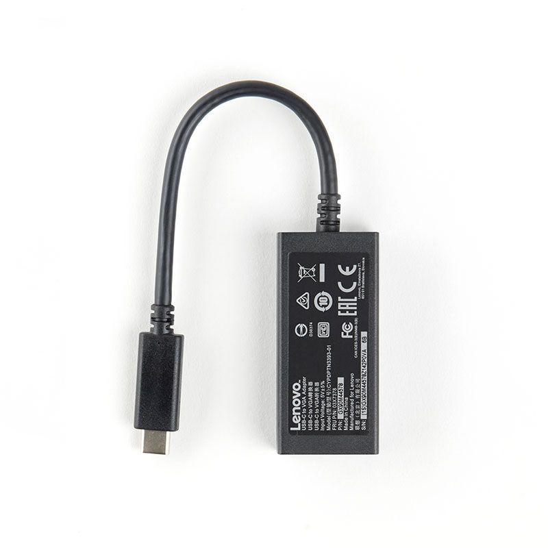 lenovo联想 联想USB Type-C转VGA 转接器 4X90M42956 1个 单位:个