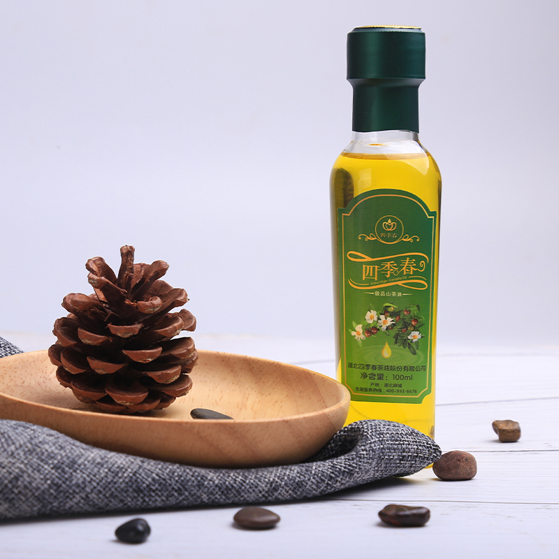 四季春 极品山茶油菜籽油盒装 100ml*3瓶 麻城特产