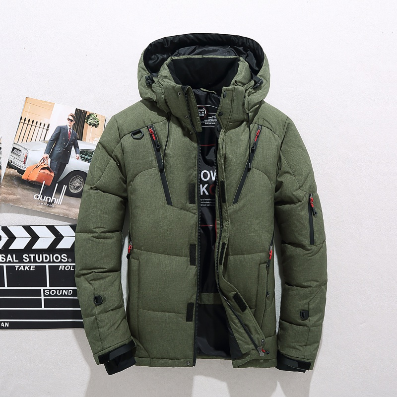 JEEP SPIRIT吉普新款男装羽绒服男短款户外冬季外套男士冬装上衣