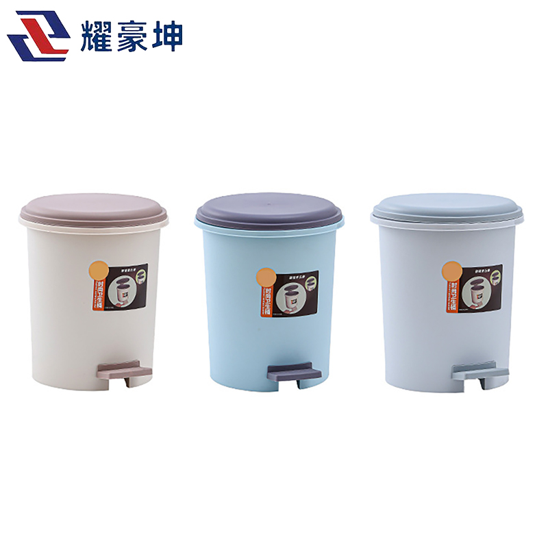 耀豪坤 脚踩带盖垃圾桶内桶款10L/个高清大图