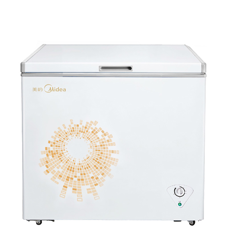 Midea 美的 BD/BC-197KMA 197升单温一室冷冻冷藏转换冷柜冰柜 单顶盖门 旋律金