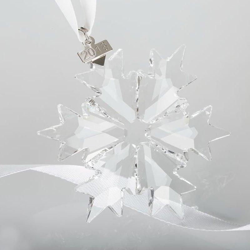 SWAROVSKI 施华洛世奇 人造水晶 2018 雪花水晶挂件 通用挂件 海外正品 全国联保 明星同款5301575
