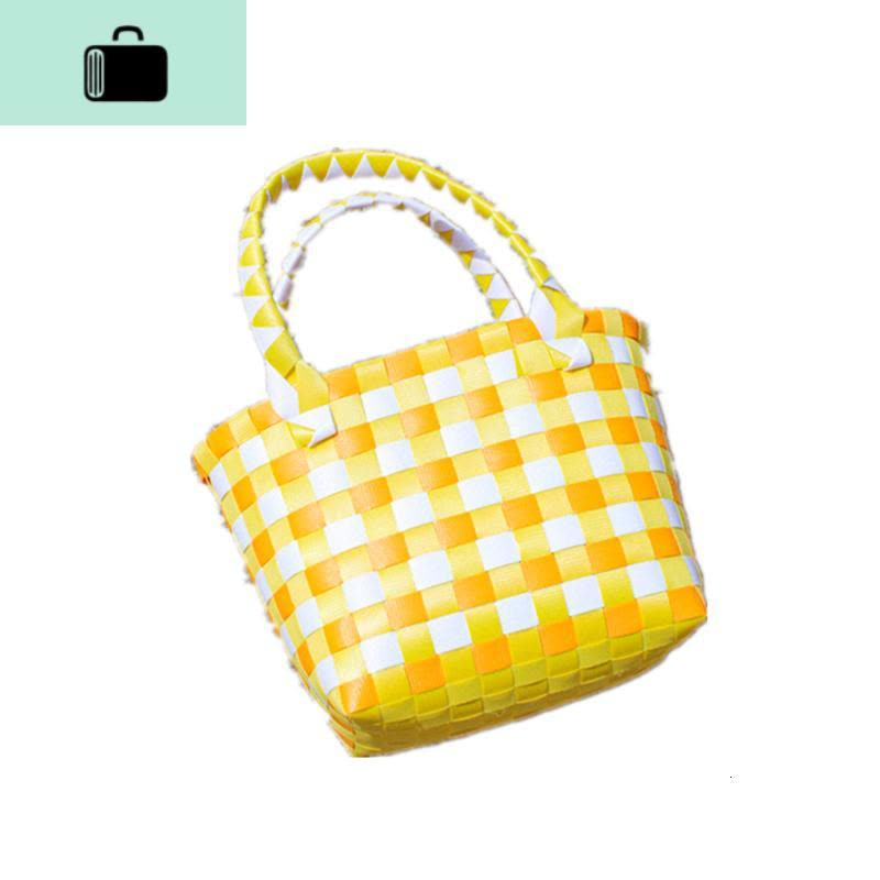 今年流行的彩色编织包包手提迷你ins小包女沙滩度假包海边外单NEW LAKE女士单肩包图片