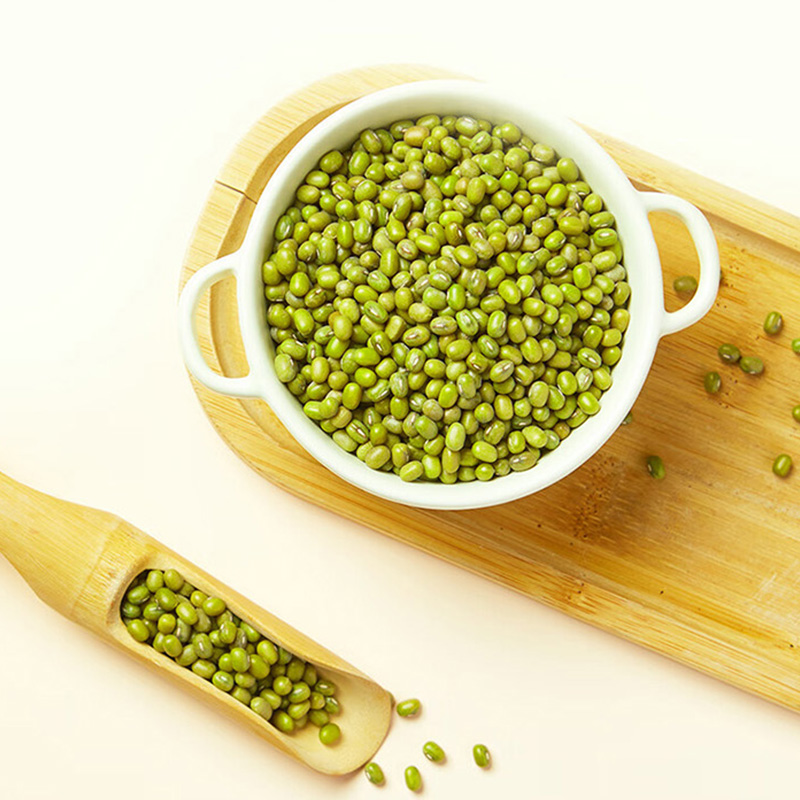 燕之坊绿豆色泽油亮颗粒圆润豆大均匀皮薄沙糯草原巨峰460g高清大图