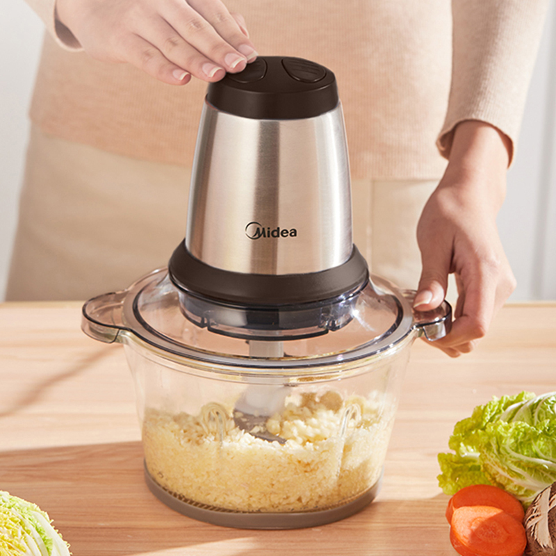 美的(Midea)BL30J01绞肉机电动多功能料理机绞肉馅机削羊肉切菜碎肉搅拌母婴辅食机高清大图