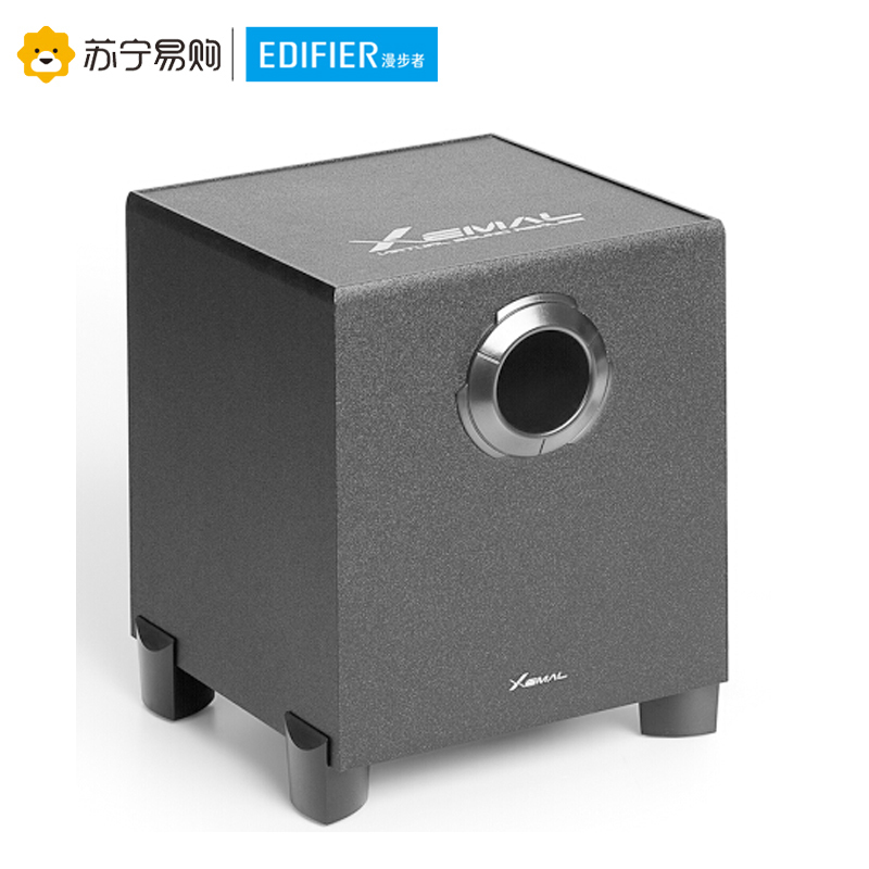 Edifier/漫步者 X100V 多媒体2.1声道电脑有源音响木质低音炮音箱 黑色