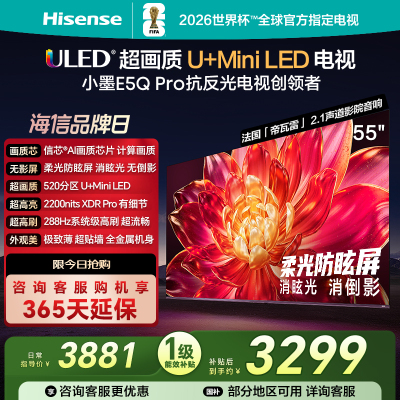 海信(Hisense)55E5Q-PRO 55英寸智能电视