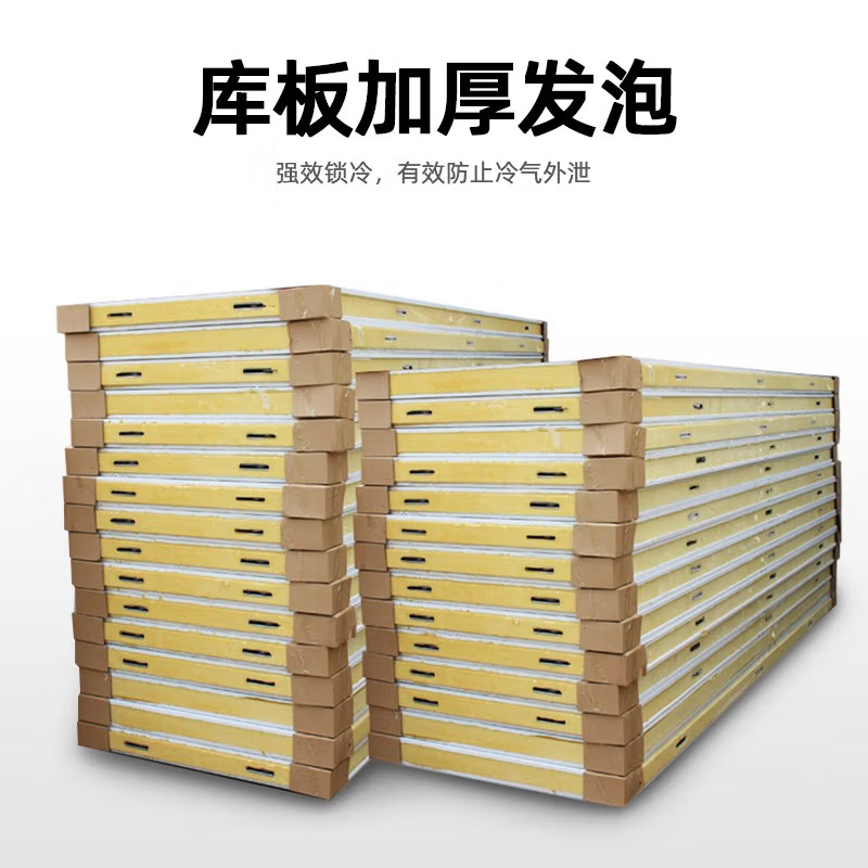 埃利斯(AILISI)冷库制冷全套设备大小型冰柜 大型高低温冷藏冷冻库制冷机组彩钢板60立方冷藏库高清大图