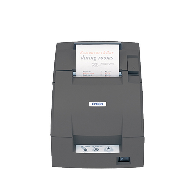 爱普生（EPSON）TM-U220D 76mm针式打印机 不带切刀 黑色
