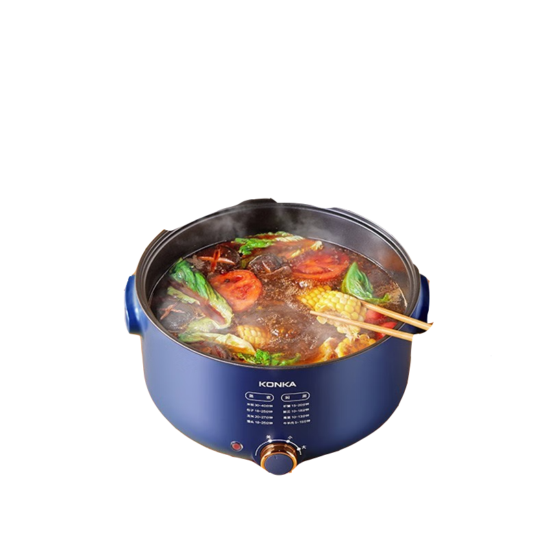 康佳KONKA KZG-HP502 电火锅家用电炒锅多功能电热锅 1.5kg (单位:台)