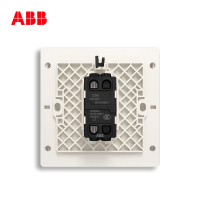 [ABB官方旗舰店]ABB开关插座无框轩致雅典白墙壁86型开关面板一开单控带灯AF181