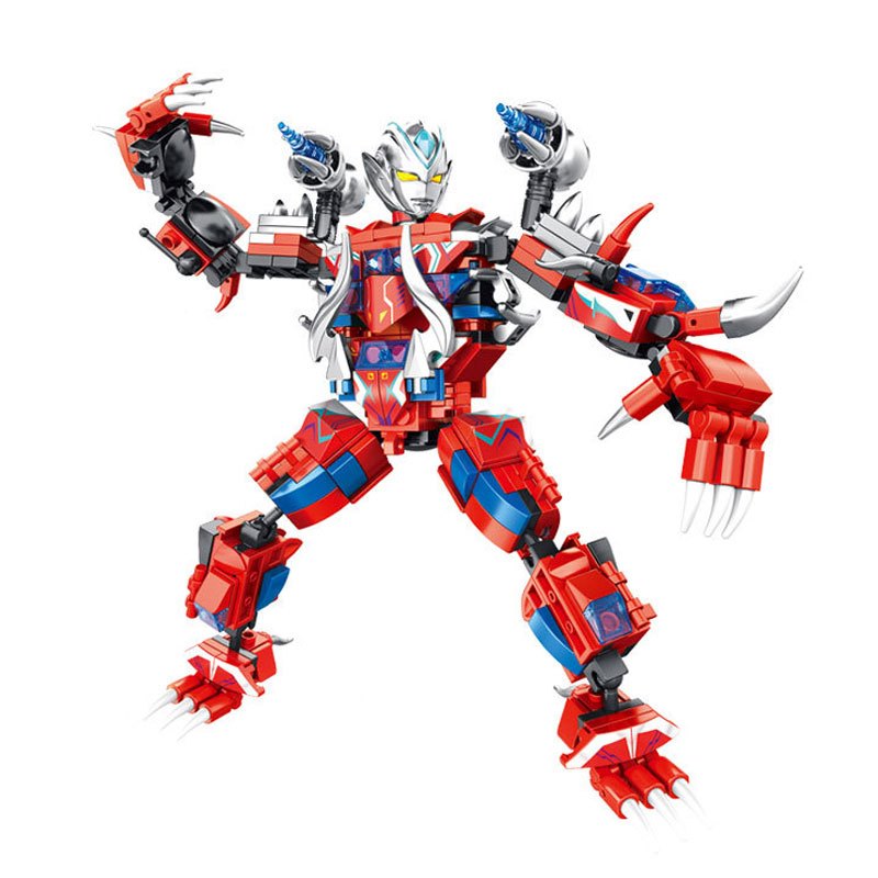 奥特曼兼容乐高积木拼装玩具人仔男孩拼图儿童益智小颗粒盒装模型