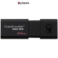 金士顿 DT100G3-64GB 64g 高速USB3.0优盘闪存盘 黑色 (单位:个)