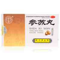 北京同仁堂 参苏丸6袋 风寒感冒咳嗽痰多发热头痛祛痰止咳感帽药