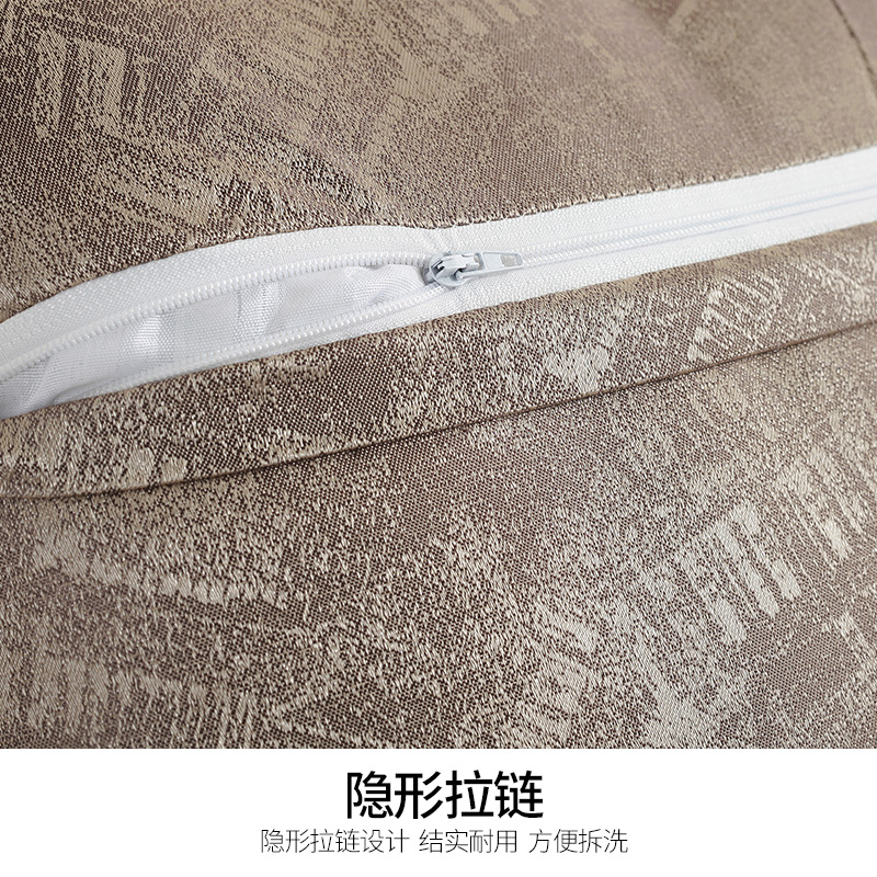 美帮汇色夏天藤夏季沙发凉席靠垫套藤席靠背垫套不含芯高清大图