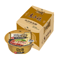 统一 冠军榜方便面 马子禄兰州牛肉面风味12碗整箱装泡面