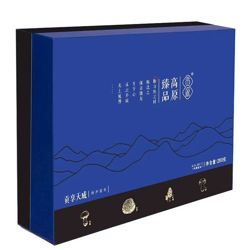 贡极高原臻品干货菌菇干货礼盒松茸羊肚菌松露送礼父母长辈200g