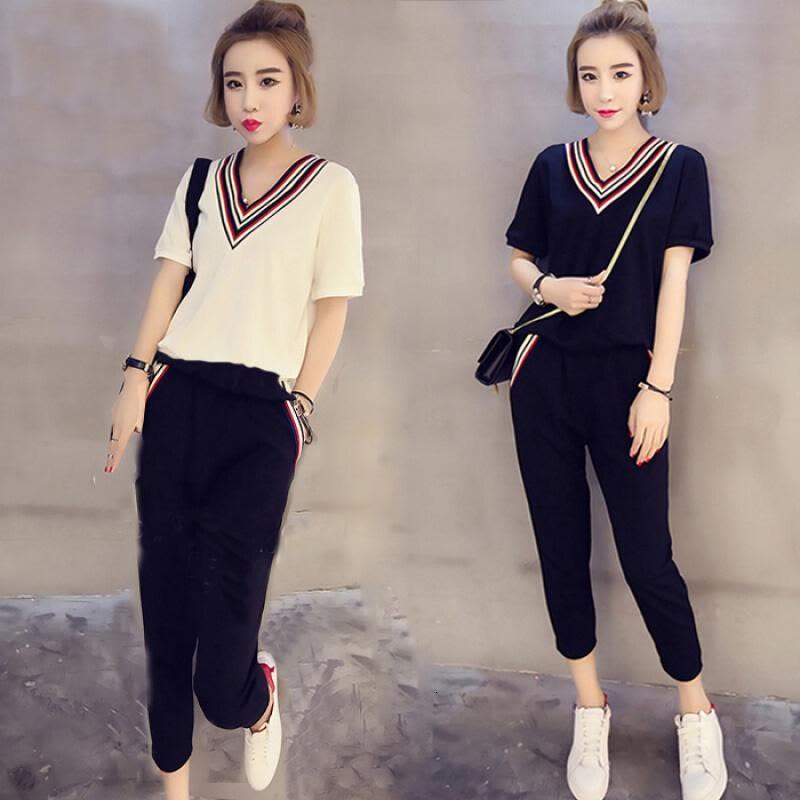 迪鲁奥(DILUAO)LYL 哺乳套装外出时尚夏季哺乳装休闲运动服套装短袖裤产后外出两件套浦乳衣F27-45图片