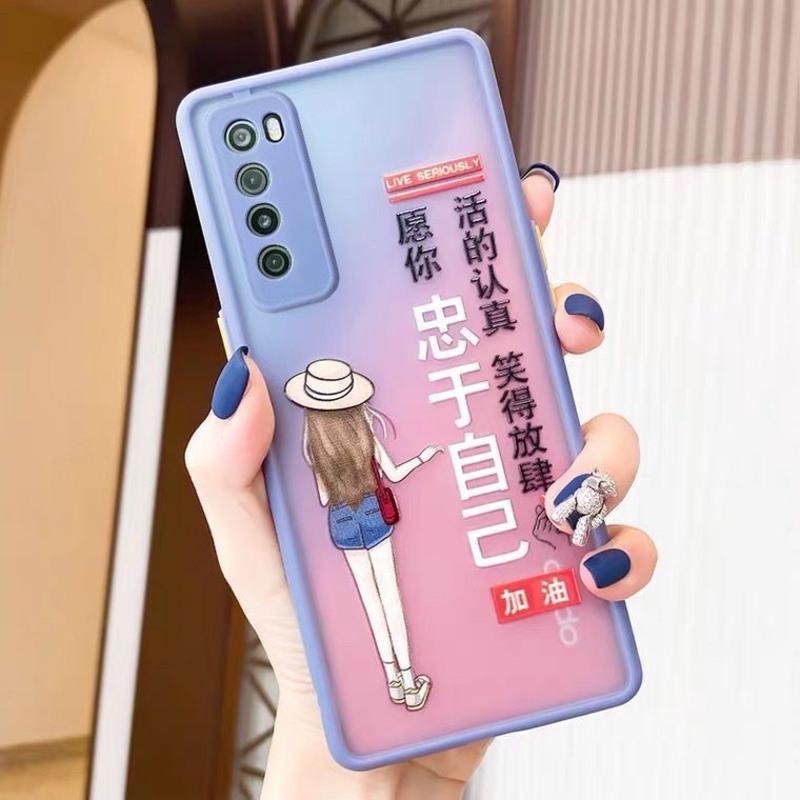 华为nova7手机壳女款nove6防摔nova7pro全包nova7se男5g忠于自己 红心背包女[红色] 华为nova