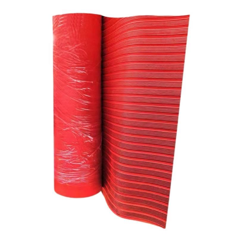 盛京联硕高压绝缘橡胶板红色防滑地垫8.0mm厚 50Kg[1*3米]卷图片
