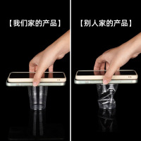 [补贴10%]一次性杯子塑料杯水杯透明航空杯1000只装整箱家用加厚茶水杯商用