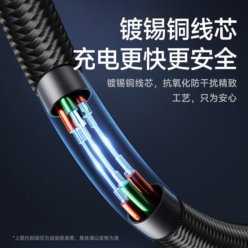 品胜TYPEC数据线120w高清大图