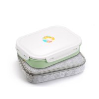 趣涉家居 不锈钢饭盒便当盒韩式成人分隔餐盒学生食堂简约餐盘带盖 生活日用家居器皿饭盒便当盒居家用品