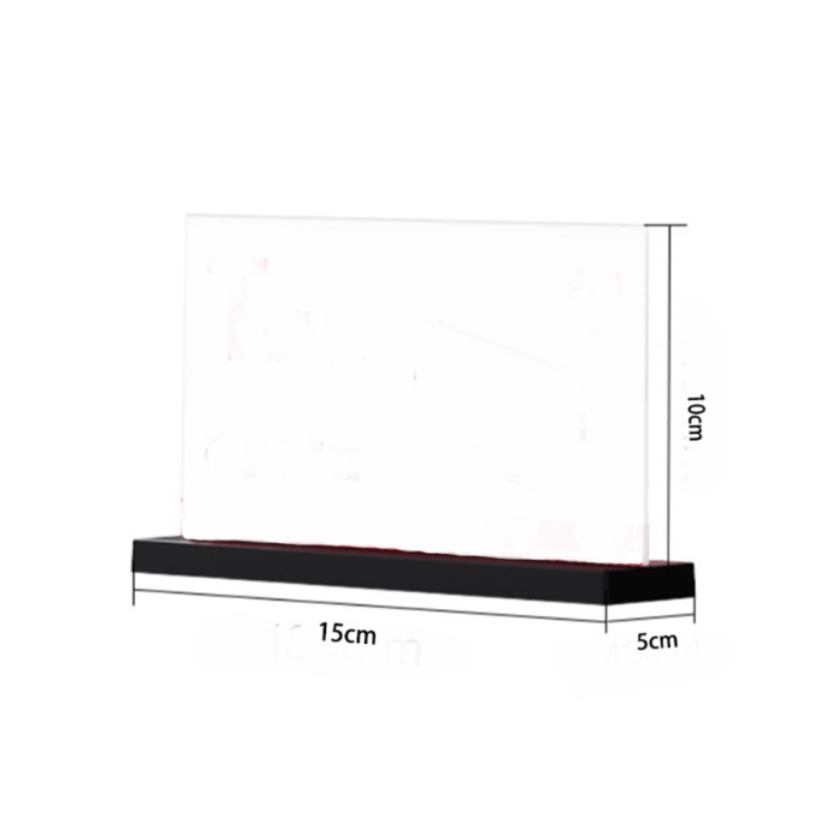 众恒丰 T型 亚克力桌牌 15*10cm/个高清大图