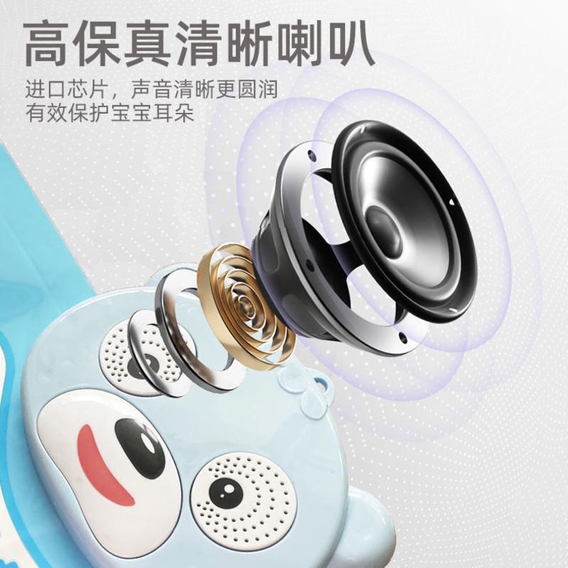 立体海洋动物有声挂图发音墙贴卡片宝宝幼儿童早教启蒙语音玩具 正面数字+反面口诀