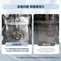 基础款海尔(Haier)13套家用独立式洗碗机H20 80℃高温微蒸汽消毒除菌 全自动智能刷碗机EW13918BK